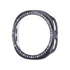 For Samsung Galaxy Watch8 44mm ENKAY Hat-Prince Diamond PC Watch Cover with Full Coverage PMMA Soft Film(Gunmetal Gray) - 2