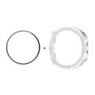 For Samsung Galaxy Watch8 44mm ENKAY Hat-Prince Diamond PC Watch Cover with Full Coverage PMMA Soft Film(Transparent) - 1