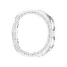 For Samsung Galaxy Watch8 44mm ENKAY Hat-Prince Diamond PC Watch Cover with Full Coverage PMMA Soft Film(Transparent) - 2