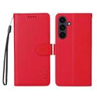For Samsung Galaxy S25 FE 5G ENKAY RFID Blocking Wallet Kickstand Litchi Texture Leather Phone Case(Red) - 2