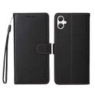 For Samsung Galaxy A07 4G ENKAY RFID Blocking Wallet Kickstand Litchi Texture Leather Phone Case(Black) - 2