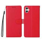 For Samsung Galaxy A07 4G ENKAY RFID Blocking Wallet Kickstand Litchi Texture Leather Phone Case(Red) - 2