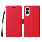 For Samsung Galaxy S25 Edge 5G ENKAY RFID Blocking Wallet Kickstand Litchi Texture Leather Phone Case(Red) - 2