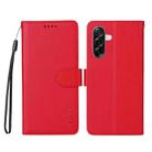 For Samsung Galaxy A56 5G ENKAY RFID Blocking Wallet Kickstand Litchi Texture Leather Phone Case(Red) - 2