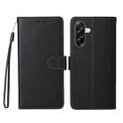 For Samsung Galaxy A36 5G / A36 5G JP ENKAY RFID Blocking Wallet Kickstand Litchi Texture Leather Phone Case(Black) - 2
