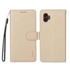 For Samsung Galaxy Xcover7 Pro ENKAY RFID Blocking Wallet Kickstand Litchi Texture Leather Phone Case(Beige) - 2