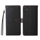 For Samsung Galaxy A06 4G / 5G ENKAY RFID Blocking Wallet Kickstand Litchi Texture Leather Phone Case(Black) - 2
