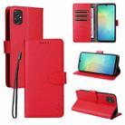 For Samsung Galaxy A06 4G / 5G ENKAY RFID Blocking Wallet Kickstand Litchi Texture Leather Phone Case(Red) - 1
