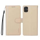 For Samsung Galaxy A06 4G / 5G ENKAY RFID Blocking Wallet Kickstand Litchi Texture Leather Phone Case(Beige) - 2