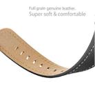 For Samsung Galaxy Watch8 / Watch8 Classic Round Tail Square Buckle Leather Watch Band(Black) - 3