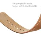 For Samsung Galaxy Watch8 / Watch8 Classic Round Tail Square Buckle Leather Watch Band(Brown) - 3