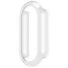 For Xiaomi Mi Band 8 / 9 Ceramic / 10 Ceramic Half Coverage Hollow PC Watch Protective Cover(Transparent) - 1