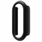 For Xiaomi Mi Band 8 / 9 Ceramic / 10 Ceramic Half Coverage Hollow PC Watch Protective Cover(Black) - 1
