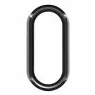 For Xiaomi Mi Band 8 / 9 Ceramic / 10 Ceramic Half Coverage Hollow PC Watch Protective Cover(Black) - 3