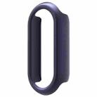 For Xiaomi Mi Band 8 / 9 Ceramic / 10 Ceramic Half Coverage Hollow PC Watch Protective Cover(Midnight Blue) - 1