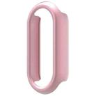 For Xiaomi Mi Band 8 / 9 Ceramic / 10 Ceramic Half Coverage Hollow PC Watch Protective Cover(Rose Pink) - 1