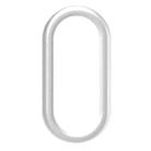 For Xiaomi Smart Band 10 / 10 NFC Half Coverage Hollow PC Watch Protective Cover(Silver) - 2