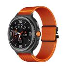 For Samsung Galaxy Watch8 / Watch8 Classic Parachute Buckle Stretch Nylon Watch Band(Orange) - 2