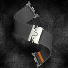 For Samsung Galaxy Watch8 / Watch8 Classic Parachute Buckle Stretch Nylon Watch Band(Dark Gray) - 3
