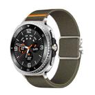 For Samsung Galaxy Watch8 / Watch8 Classic Parachute Buckle Stretch Nylon Watch Band(Army Green) - 2