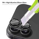 For iPhone 17 ENKAY Anti-reflection Camera Lens Brushed Aluminium Alloy Tempered Glass Film(Light Purple) - 2