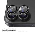 For iPhone 17 ENKAY Anti-reflection Camera Lens Brushed Aluminium Alloy Tempered Glass Film(Light Purple) - 3
