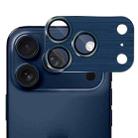For iPhone 17 Pro Max ENKAY Anti-reflection Camera Lens Brushed Aluminium Alloy Tempered Glass Film(Blue) - 1
