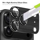 For iPhone 17 Pro Max ENKAY Anti-reflection Camera Lens Brushed Aluminium Alloy Tempered Glass Film(Blue) - 2