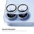 For iPhone 17 ENKAY Anti-reflection Camera Lens Frosted Armor Aluminium Alloy Tempered Glass Film(Black) - 3