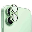 For iPhone 17 ENKAY CD Texture Aluminium Alloy Tempered Glass Lens Cover Film(Light Green) - 1