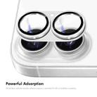 For iPhone 17 ENKAY CD Texture Aluminium Alloy Tempered Glass Lens Cover Film(Light Green) - 3