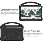 For Lenovo Tab P12 TB-370 2023 EVA Shockproof Tablet Case with Holder & Shoulder Strap(Black) - 3