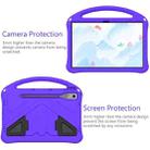 For Lenovo Tab P12 TB-370 2023 EVA Shockproof Tablet Case with Holder & Shoulder Strap(Purple) - 3