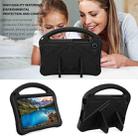 For Lenovo Tab One 8.7 2025 EVA Shockproof Tablet Case with Holder & Shoulder Strap(Black) - 2