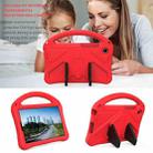 For Lenovo Tab One 8.7 2025 EVA Shockproof Tablet Case with Holder & Shoulder Strap(Red) - 2