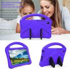 For Lenovo Tab One 8.7 2025 EVA Shockproof Tablet Case with Holder & Shoulder Strap(Purple) - 2