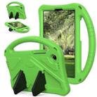 For Lenovo Tab One 8.7 2025 EVA Shockproof Tablet Case with Holder & Shoulder Strap(Green) - 1