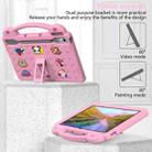 For Lenovo Tab P12 12.7 2023 / 2025 Beibei Bear Handle Kickstand Children EVA Shockproof Tablet Case with Shoulder Strap(Pink) - 3