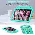 For Lenovo Tab P12 12.7 2023 / 2025 Beibei Bear Handle Kickstand Children EVA Shockproof Tablet Case with Shoulder Strap(Mint Green) - 2