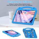 For Lenovo Tab P12 12.7 2023 / 2025 Beibei Bear Handle Kickstand Children EVA Shockproof Tablet Case with Shoulder Strap(Sky Blue) - 2