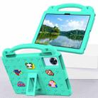 For Lenovo Xiaoxin Pad 11 TB-335FC 2025 Beibei Bear Handle Kickstand Children EVA Shockproof Tablet Case with Shoulder Strap(Mint Green) - 2