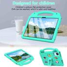 For Lenovo Xiaoxin Pad 11 TB-335FC 2025 Beibei Bear Handle Kickstand Children EVA Shockproof Tablet Case with Shoulder Strap(Mint Green) - 3