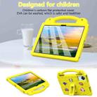 For Lenovo Xiaoxin Pad 11 TB-335FC 2025 Beibei Bear Handle Kickstand Children EVA Shockproof Tablet Case with Shoulder Strap(Yellow) - 3