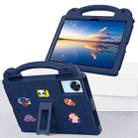For Lenovo Xiaoxin Pad 11 TB-335FC 2025 Beibei Bear Handle Kickstand Children EVA Shockproof Tablet Case with Shoulder Strap(Navy Blue) - 2