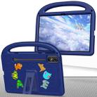 For Lenovo Tab P12 2023 12.7 Cartoon Sparrow EVA Shockproof Tablet Case with Shoulder Strap(Navy Blue) - 3