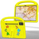 For Lenovo Tab P12 2023 12.7 Cartoon Sparrow EVA Shockproof Tablet Case with Shoulder Strap(Yellow) - 3