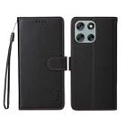 For Motorola Moto G86 / G86 Power ENKAY RFID Blocking Wallet Kickstand Litchi Texture Leather Phone Case(Black) - 2