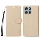 For Motorola Moto G56 / G66j / G66y 5G ENKAY RFID Blocking Wallet Kickstand Litchi Texture Leather Phone Case(Beige) - 2