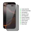 For iPhone 16 Pro Max JUNSUNMAY 25pcs Silk Print Full Coverage Privacy Tempered Glass Film - 2