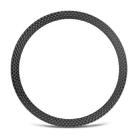 For Samsung Galaxy Watch8 40mm Rhombic Texture Bezel and Solid Color Stitched Silicone Watch Band(Midnight Blue Black) - 3